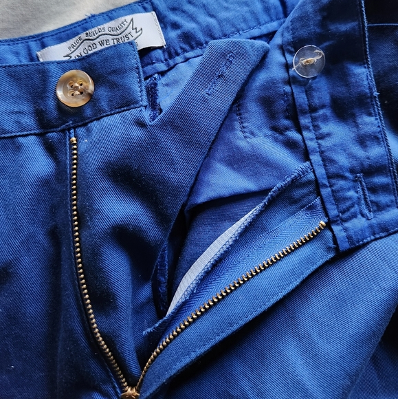 In God We Trust Women's Pants Blue size 30 - Picture 5 of 8